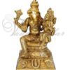 Lord Hayagriva Statue Moorthi Brass - 6.5" / 16.5 cm