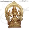 Goddess Lakshmi Statue of Brass