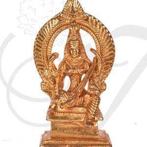 3.5" Goddess Saraswati Brass Statue Buy Online