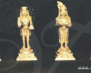 4" Unique Nalvar Set (Appar, Sundarar, Manikay Vasagar and Sambandar)