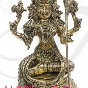 10 inches Brass Beautiful Goddess Rajarajeshwari Tripura Sundari Idols Statue