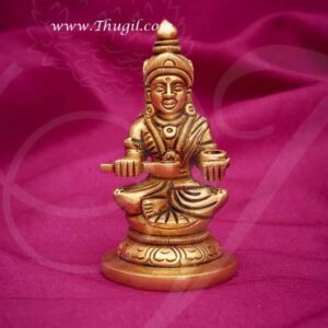 Goddess Brass AnnaLakshmi Statue Annalakshmi idol Buy Now 3 Inches