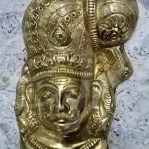 Ayyanar Mask Madurai Veeran Face in Brass Buy Online Now 7"