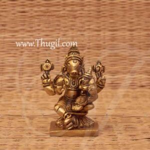 Lord Lakshmi Hayagriva Statue Moorthi Brass idol Buy Now 3"