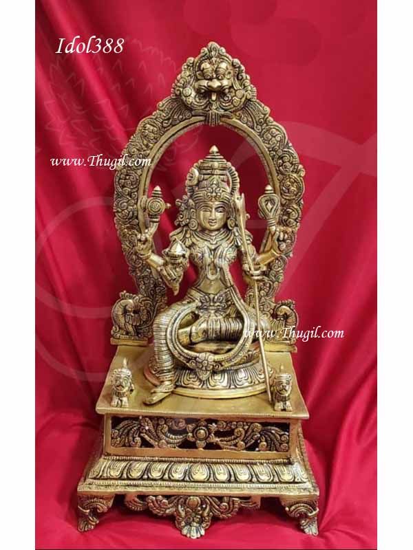 Rajarajeshwari Brass Goddess Idols Statue 20 inches