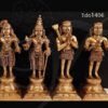 6" Unique Nalvar Set (Appar, Sundarar, Manikay Vasagar and Sambandar)