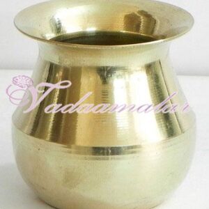 4.5" Simple Brass Kalasam sombu for Holi water