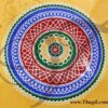 Kolams Stickers for Puja Room and Home Decorations - 5 sheets