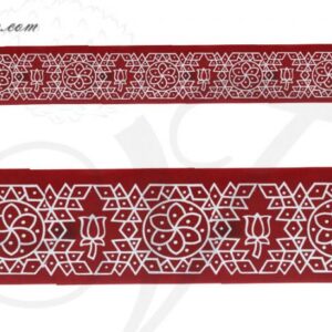 Border Kolams Strips Rectangle Designs 5 Sheets, 30 inches / 2.5 inches