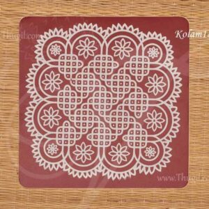Kolams Muggulu designs Stickers Buy Online 7 inches - 5 Sheets
