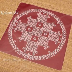 Kolams Muggulu Designs Stickers Buy Online 9.5 inches - 5 Sheets