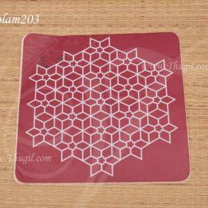 Rangoli Kolam Stickers Mugulu Designs 9 inches x 5 pieces