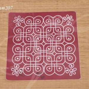 Kolams Muggulu Designs Stickers Buy Online 9.5 inches - 5 Sheets