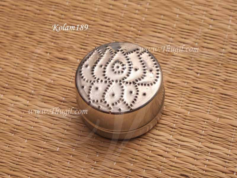 Rangoli Design Kolam Box Stainless Steel Stencils 3 pieces