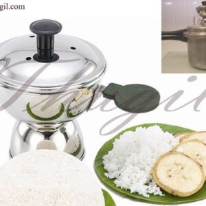 Small cute chiratta stainless steel Puttu Maker, Puttu Maker Stainless Steel Kerala Steamed Rice Cake Steamer