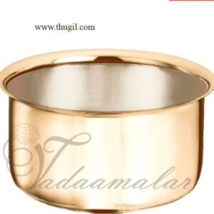 2 Litre Brass cooking untesil milk boiling brass milk boiling pot 6 ht
