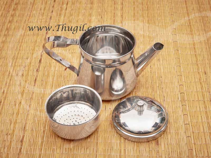 Stainless Steel South Indian Filter Coffee Drip Maker Buy Now 3.5"