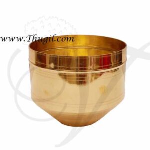 5 Inch Traditional Measuring Brass Vessel/ Kerala Traditional Para Buy Now