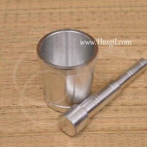 Aluminium Steel Mortar and Pestle for Cooking decoration kitchen indian