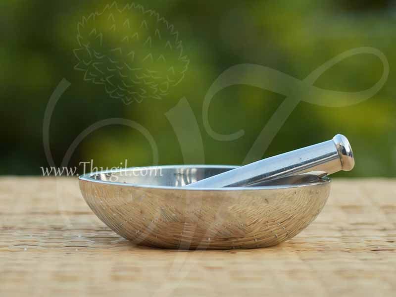 Stainless Steel Mortar Kitchen Spice Grinder Buy Now 4"