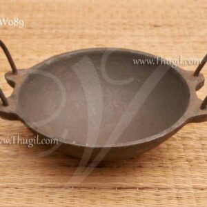 Kadai cast iron cooking traditional Indian Wok kadaai 11 inches