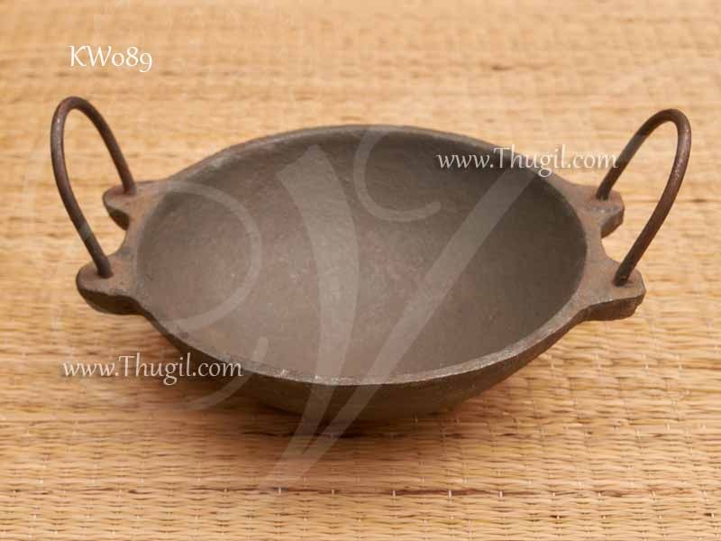Kadai cast iron cooking traditional Indian Wok kadaai 11 inches