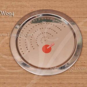 Stainless steel vadi thattu - filter plate - starch remover plate for pots 8 Inches