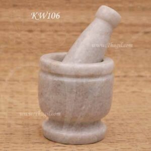 Mortar and Pestle Granite Traditional Indian Spice Grinder