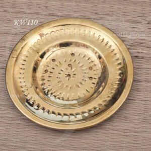 Brass vadi thattu - filter plate - starch remover plate for pots 5.5 Inches