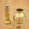 Brass Puttu Maker Traditional Kerala Steamed Rice Cake Steamer