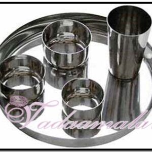 Indian Stainless Steel Thali Set