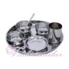 Seven Piece Stainless Steel full Thali Set