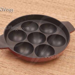 Kuzhi Paniyaram Maker Kadai Appam Kadai Pan Non Stick Anodised CookWare 7 pits