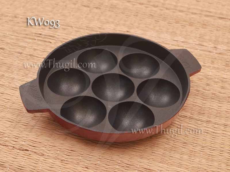 Kuzhi Paniyaram Maker Kadai Appam Kadai Pan Non Stick Anodised CookWare 7 pits