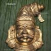 Ayyanar Mask Madurai Veeran Face mask in Brass 5 inches