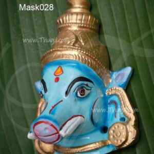 Varahi Face mask Goddess Decorations 4.5 inches