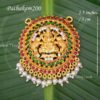 Pendant lakshmi deisgn pathakam stone deity dollar 2.5 inches