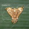 Pendant Gold Plated with Design Dollar for Women 2 Inches