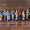 Dasavatharam Set Golu Doll Bommai Navarathatri Paper Mache 9 inch