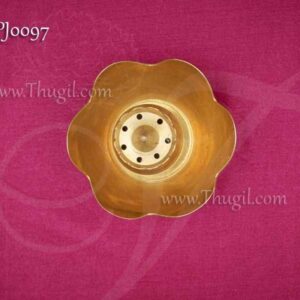 Gift Brass Flower Shaped Agarbatti Stand Holder 2 inches