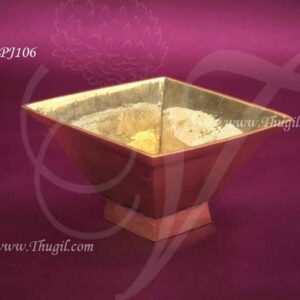 Brass Miniature Homam Pot Hawan Kund 4.5 inches