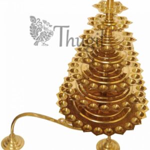 Brass Arati Aarathi Deepam Arati for Puja Multiple Layer Puja Diyas