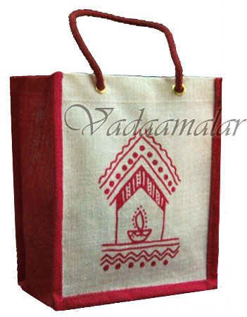 8 x 9 inches Jute Bag Pouches Return Gift Wedding Buy Bags Online