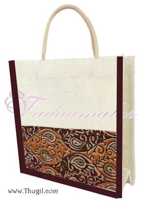 Beautiful Traditional Jute Bags/ Pouches for Wedding and Engagement