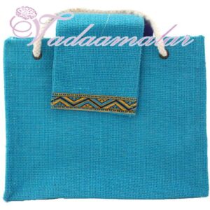 Beautiful Monocolor Jute Bags/ Pouches for Wedding and Engagement