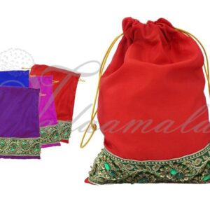 Gift bag India Weddings Festivals Satin Cloth Bags Pouchs Return Gifts