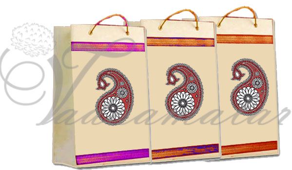 Wedding gift festivals paper bag Indian bags for Return Gifts