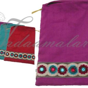 Traditional Weddings Cloth Zari Design Bags Pouchs Wedding Festivals Puja India