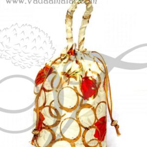 6 x 5 Festival Gifts Batwa Cloth Bags Potli pouch Tissue Thamboolam Wedding India Buy Online