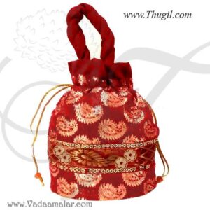 Festival Gifts jacquard Cloth Bags Pouchs Thamboolam Wedding India Buy Online